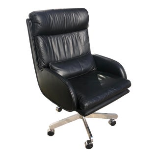 70's Roger Sprunger for Dunbar Executive Office Chair For Sale
