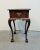 Centennial Chippendale Nightstand, solid mahogany, rope twist carved top edge, carved cabriole legs with claw and ball...