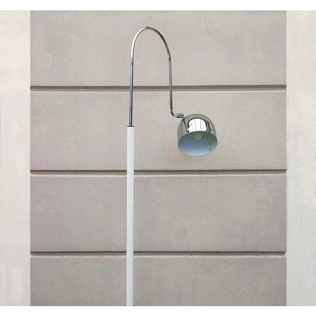 1970s Bridge Floor Lamp in Metal by Danilo & Corrado Aroldi for Stilnovo, Italy, 1970s For Sale - Image 5 of 8