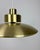 Danish Modern Minimalist Brass UFO Pendant Lamp, 1970s For Sale - Image 10 of 12