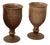 Danish Goblets in Pottery Stoneware, 1984, Set of 2 For Sale