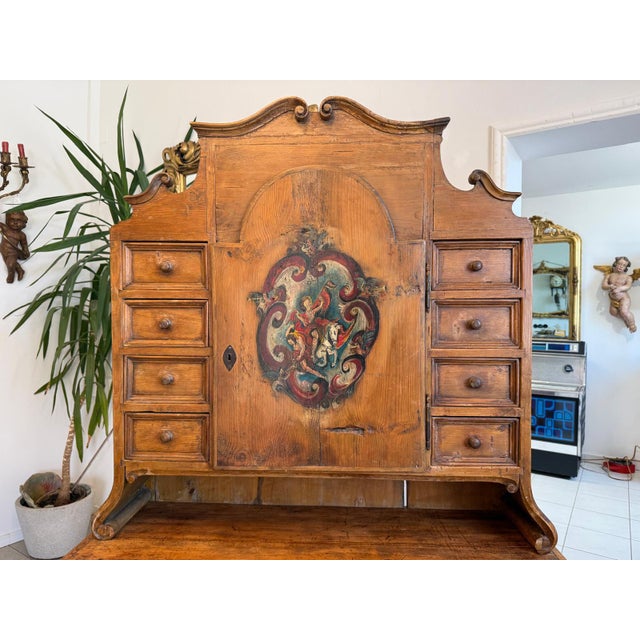 Rustic Bookcase in Natural Wood For Sale - Image 4 of 18