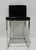 1980s Set of Six Bar Stools in Black Patent Leather With Chrome Frames For Sale - Image 5 of 7