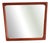 Vintage Danish Teak Mirror, 1960 For Sale
