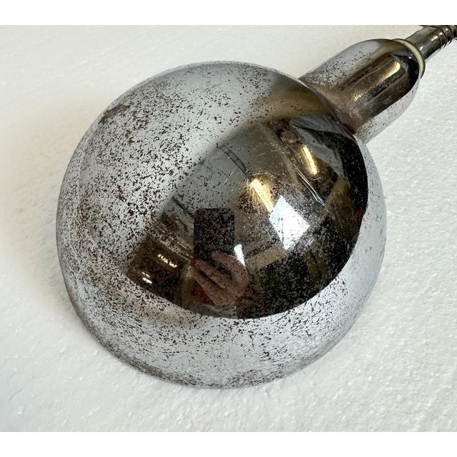 Vintage Italian Gooseneck Table Lamp in Chrome, 1960s For Sale - Image 17 of 18