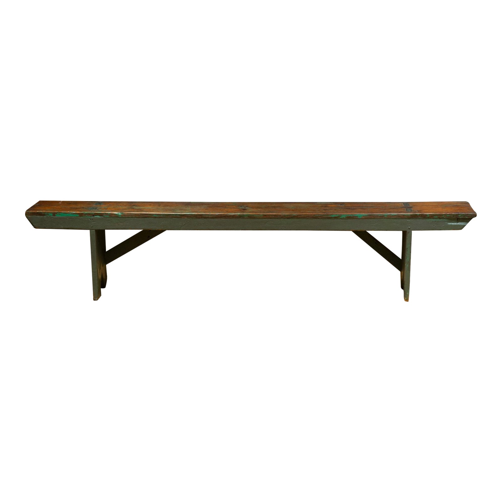 Large Rustic Bench C.1940 | Chairish