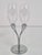 Silver Crystal Champagne Flutes in Holder by Philippe Di Meo for Moët & Chandon, 1980s, Set of 2 For Sale - Image 8 of 14
