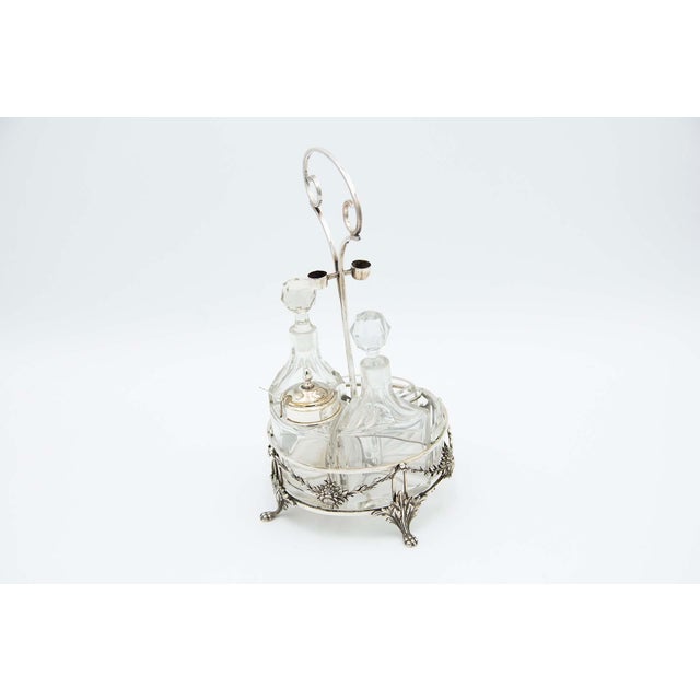 Liqueur Shaker with Two Cruets For Sale - Image 4 of 7