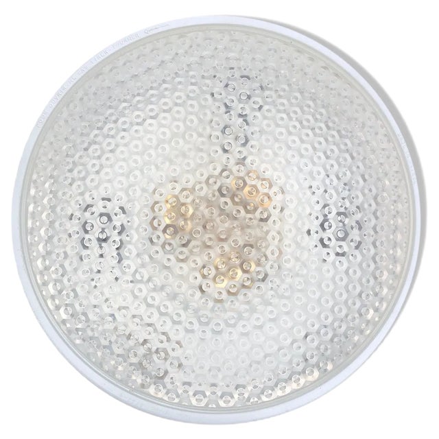 Holophane Sconce, 1970s For Sale