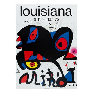 Joan Miro Bird with Red Beak Poster For Sale