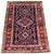 A fabulous antique Karadja rug, woven circa 1900 in a difficult to find small size. The design features 3 geometrical...
