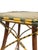 Rustic Adirondack Twig Side Table With Hand-Painted Green Accents – Folk Art Cabin Style For Sale - Image 6 of 17