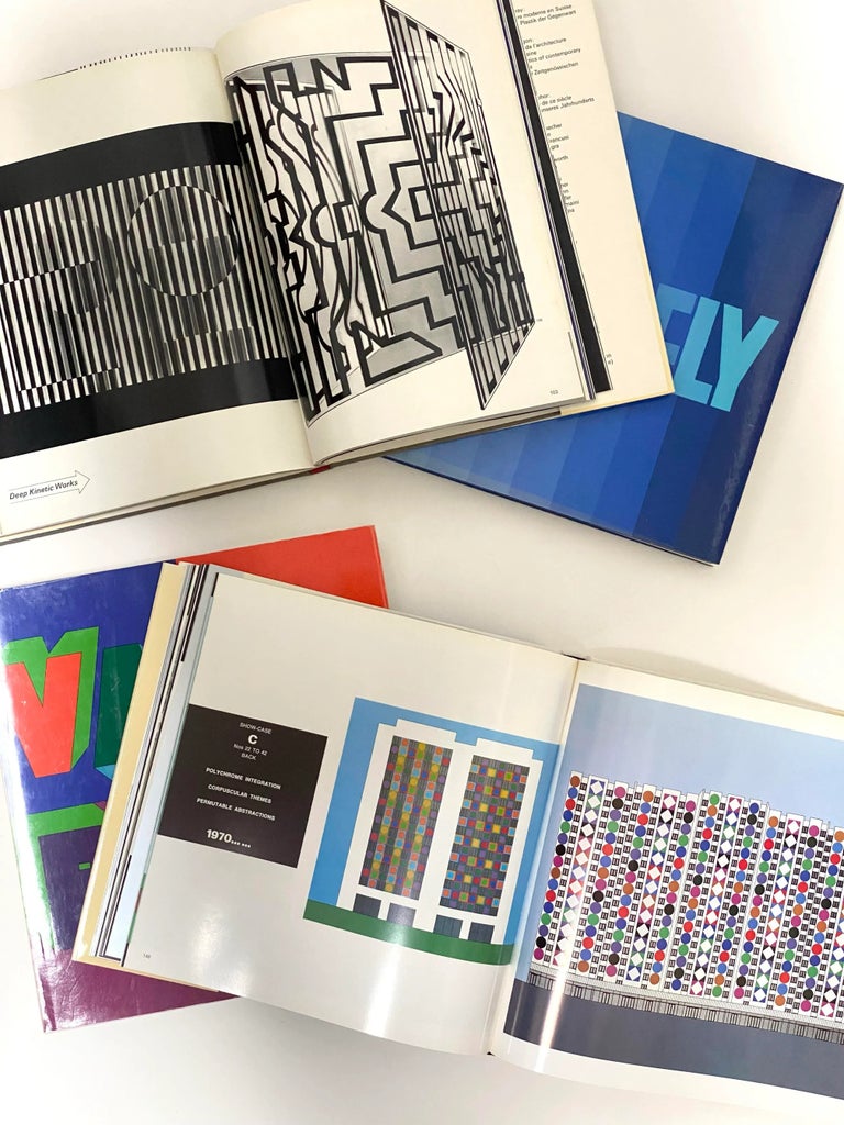 Vasarely: Plastic Arts of the 20th Century 4-Book Set Edited by