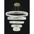 Contemporary Collection Orione 2.0 Chandelier in Metal and Crystal by Jago For Sale - Image 3 of 7