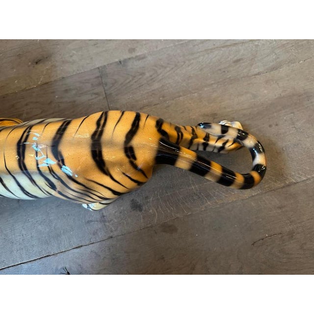 Italian Polychrome Tiger, 1970 For Sale - Image 4 of 11