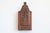 A French Provençale carved walnut farinerio decorative box from the 19th century with floral motifs. This petite French...