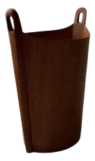 Vintage Teak Paper Bin by Einar Barnes PS Heggen, 1960s