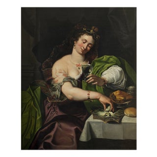Abraham Janssens, Portrait of Woman, Oil on Canvas, Early 17th Century, Framed For Sale