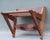 1950s wall-mounted teak coat hanger It offers two coat hooks and a shelf. Very Good condition with minor traces of use in...