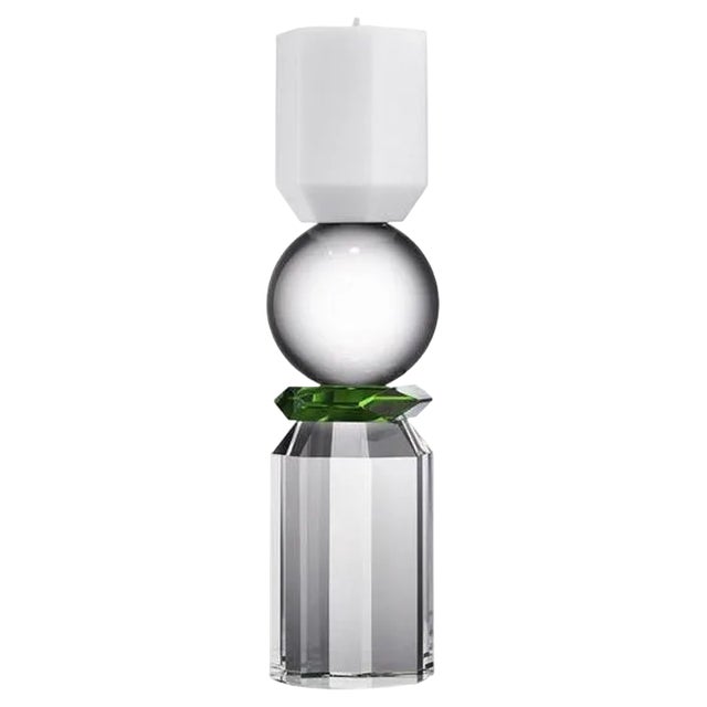 Memphis T-Light Holder in Crystal from Reflections Copenhagen For Sale