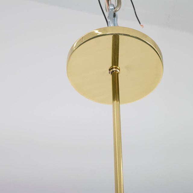 Metal Blown Murano glass pendant For Sale - Image 7 of 7