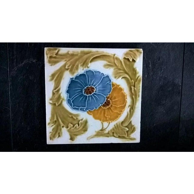 Decorative Fireplace Tiles, Set of 10 For Sale - Image 4 of 7
