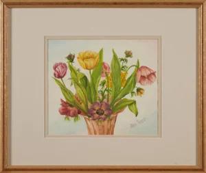 A Bouquet of Tulips by Pasquale (Patsy) Santo, American, 1893–1975