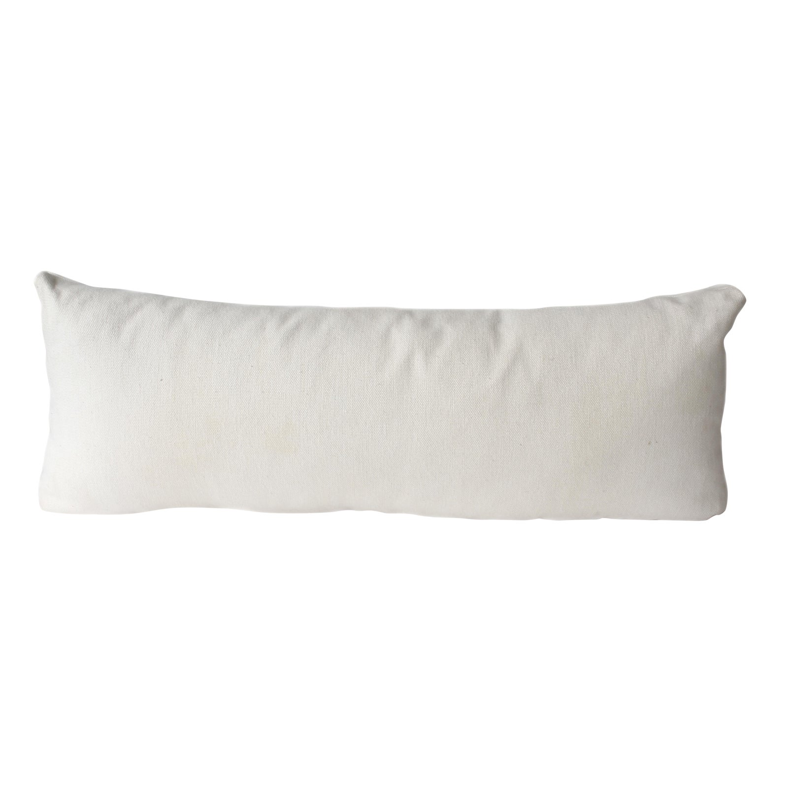 Minimalist White Linen Bolster Pillow Chairish