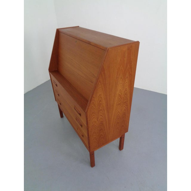 Danish Teak Secretaire from Dyrlund, 1960s For Sale - Image 12 of 18
