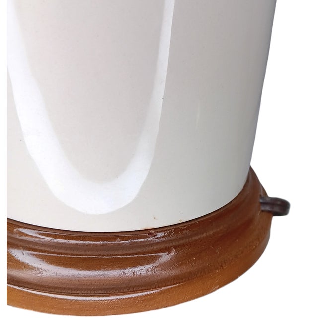 1970s Vintage Wood Duck Table Lamp With Shade Signed E. L. Hankey For Sale - Image 12 of 12