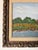 Vintage Impressionist River Landscape Oil Painting on Canvas - Framed For Sale - Image 9 of 11