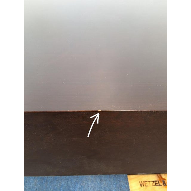Brown Bespoke Wood Coffee Table For Sale - Image 8 of 8