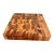 Mountain Woods 16” Square Extra-Thick 3” End-Grain Acacia Butcher Block Cutting Board For Sale