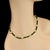 Traditional Green Chrome Diopside and Goldy Accents Necklace For Sale - Image 3 of 5