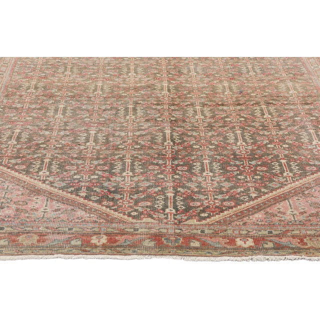 Antique Persian Mahal Rug, 04'03 X 06'03 For Sale - Image 4 of 9