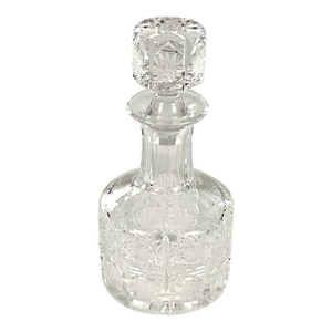 Mid 20th Century Starburst Cut Miniature – 6 Ounce Capacity Decanter