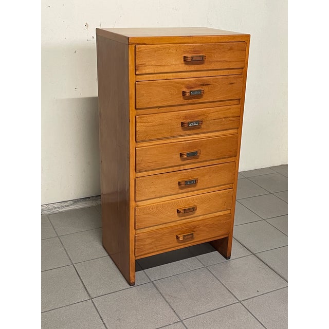 Tall Chest of Drawers, Italy, 1950s For Sale - Image 15 of 18