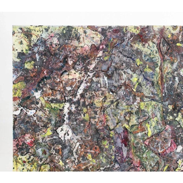 Contemporary painting by frome and the collective. Provenance: famous danish collector h. 150 w. 100 d. 2 cm h. 59 w. 39.3...