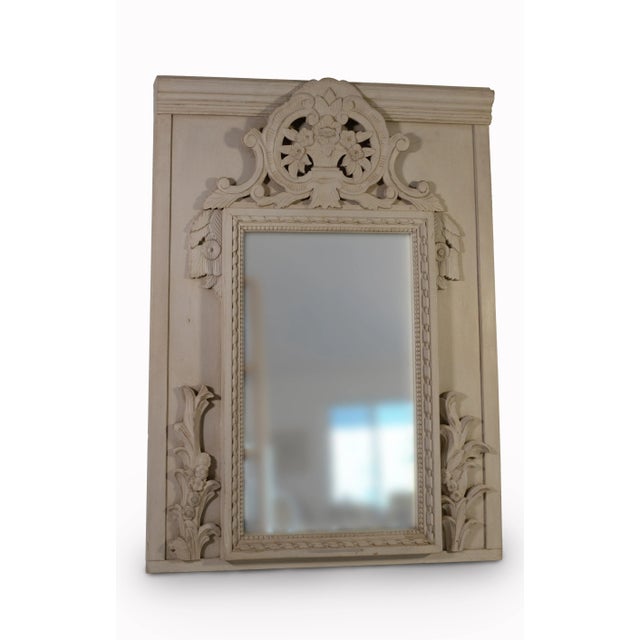 Mid 20th Century 20th-Century Italian-Style Trumeau Mirror For Sale - Image 5 of 7