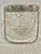 1930s Cut Crystal & Silverplate Ice Bucket With Ornate Foliate Mounts and Drainer For Sale - Image 4 of 12