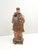 Brown Antique Hand Carved Wood Santos Sculpture For Sale - Image 8 of 11