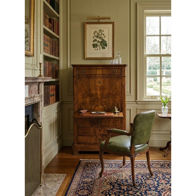 Wood Mid 19th Century Swiss Charles X Walnut Secretaire For Sale - Image 7 of 7
