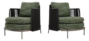 Minotti Outdoor Tape Lounge Chairs