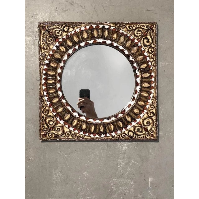 1970s Sun Wall Mirror by Roland Zobel, 1970s For Sale - Image 5 of 5