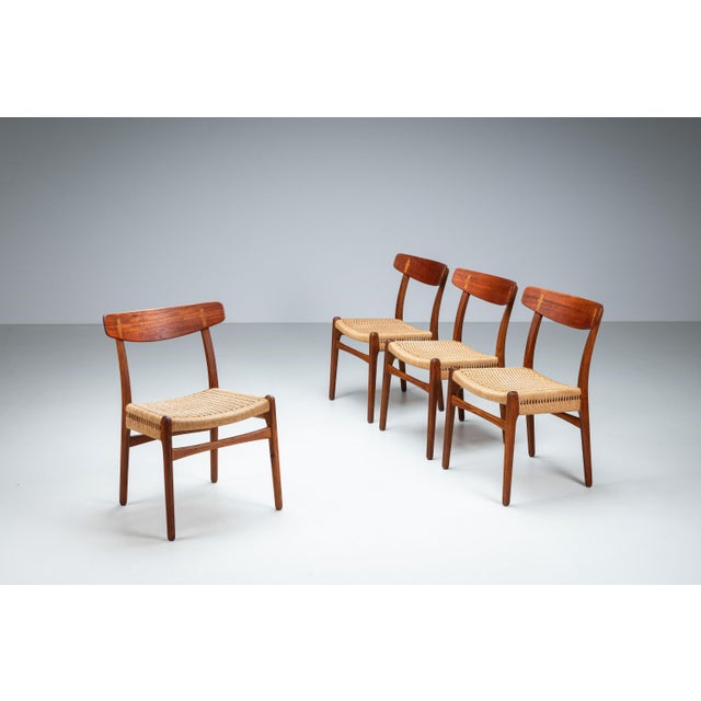 CH23 Dining Chairs by Hans J. Wegner for Carl Hansen & Søn, 1960s, Set of 4 For Sale - Image 17 of 17