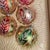 Vintage Glass Christmas Tree Ornaments Made in Romania - Set of 8 in Original Box For Sale - Image 11 of 12