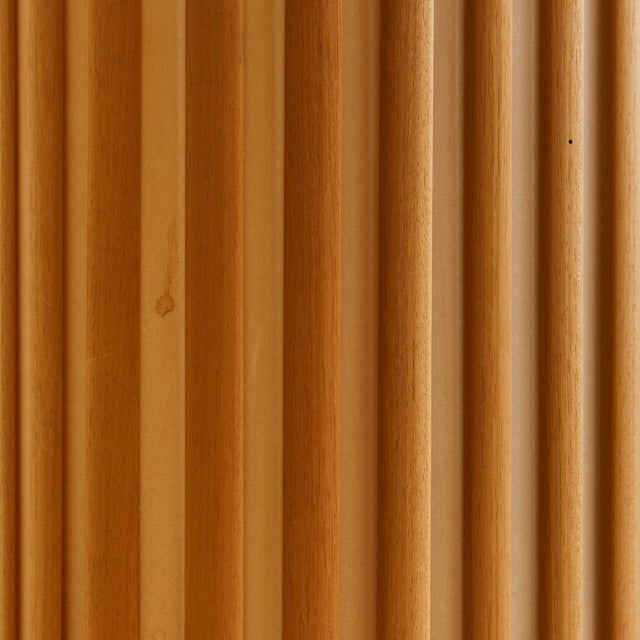 Contemporary Modern Aia' Wood + Paper Floor Lamp by Toshiyuki Kita for Sawaya & Moroni For Sale In Chicago - Image 6 of 7