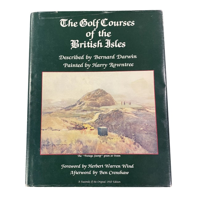 Vintage Golf Coffee Table Book the Golf Courses of the British Isles For Sale