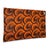 Textile Dutch Pure Wool Throw Blanket in Orange and Brown Swirl from Aabe, 1970s For Sale - Image 7 of 12