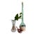 Vintage Green Long Neck Italian Chianti Wine Bottle For Sale